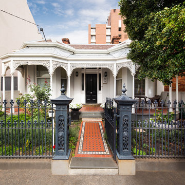 Heritage home renovation front facade