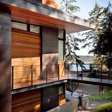 Herron Island Cabin Entry Bridge