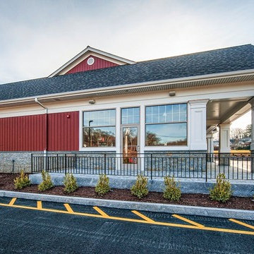 High-End Commercial Space with Board & Batten Siding in Trumball, CT
