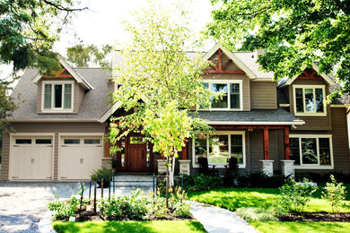 Traditional house exterior in Toronto.
