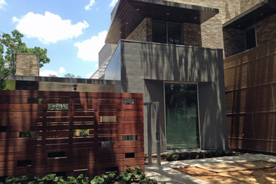 Example of a trendy exterior home design in Houston