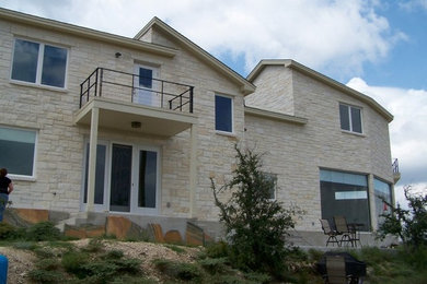 Inspiration for a contemporary exterior home remodel in Austin