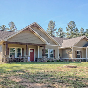 Hill Top: One Level Craftsman Home