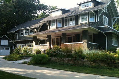 Traditional exterior home idea in Chicago