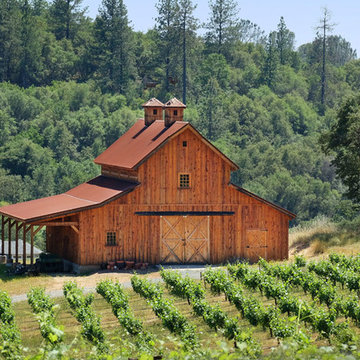 Hilltop Barn in California
