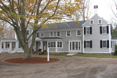 Example of a classic exterior home design in Boston