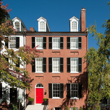 Historic Georgetown Smith's Row Federal Updated with a Modern Twist