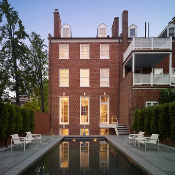 Historic Georgetown Smith's Row Federal Updated with a Modern Twist