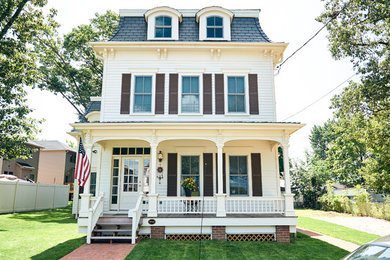 Inspiration for a victorian exterior home remodel in New York