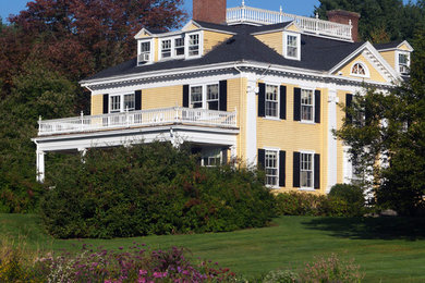 Inspiration for a timeless exterior home remodel in Boston