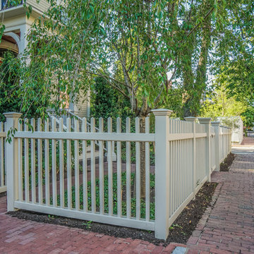 Historic Victorian Wooden Fence and Gate