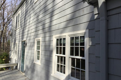 Inspiration for a timeless exterior home remodel in Boston