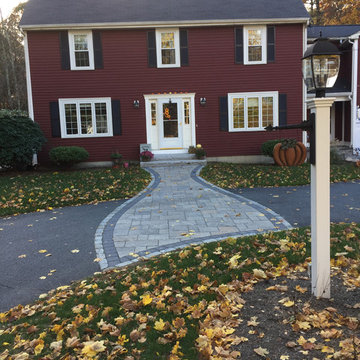 Hour Glass Paver Walkway - Overview