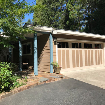 House entry - How to color the garage door?
