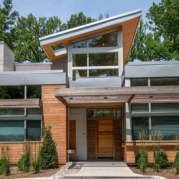 House on Morrow Road - exterior front entry