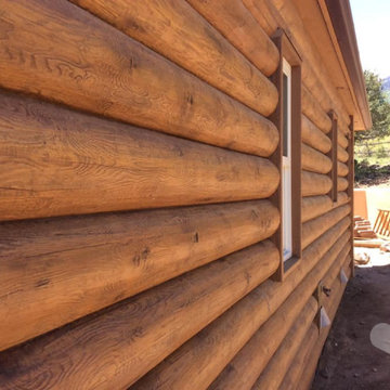 Howard, Colorado Round Log Home