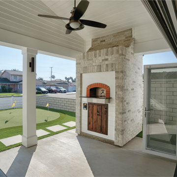 Huntington Beach Addition & Remodel - Enclosed Porch & Putting Green