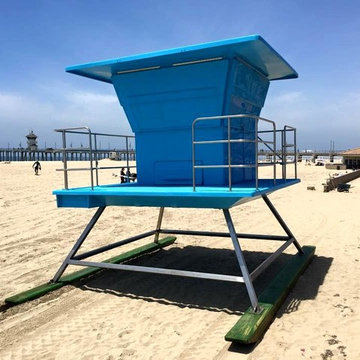 Huntington Beach Lifeguard Tower Bases