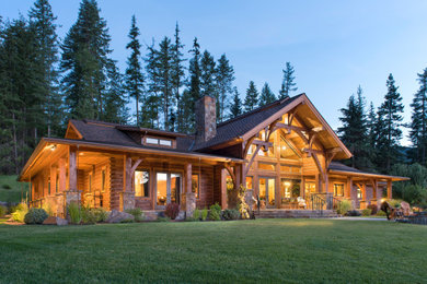 Hybrid Log & Timber Home - Silver Valley Residence