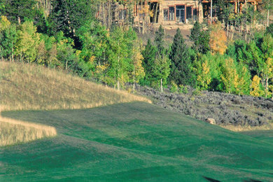 Hybrid Log House on Golf Course