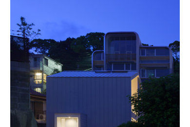 福岡にあるおしゃれな家の外観の写真