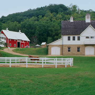 Implement Barn and Horse Barn