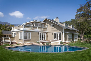 Example of a classic exterior home design in Santa Barbara