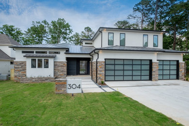 Photo of a modern house exterior in Little Rock.