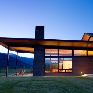 Trendy one-story exterior home photo in Other