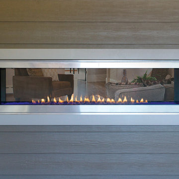 Indoor and Outdoor Linear Gas Fireplace