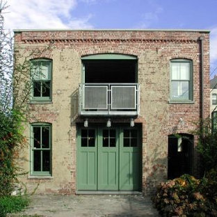 Industrial exterior home idea in New York