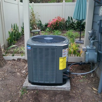 Installation of a new HVAC system replacement