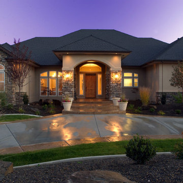 Interior and Exterior Luxury Lighting Home Design