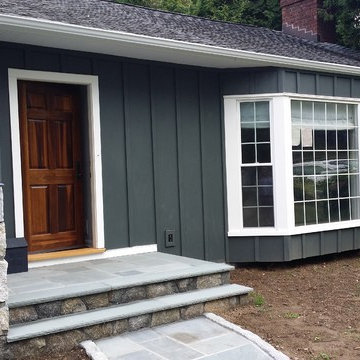 Iron Grey HardiePanel Board and Batten