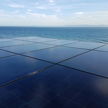 Jacques' Solar Array Overlooking the Sea