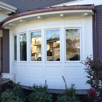 James Hardie Plank Siding with Customized Post