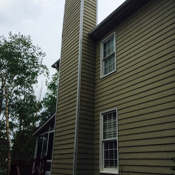 James Hardie Siding Chimney Replacement
