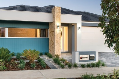 This is an example of a beach style house exterior in Perth.