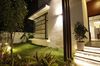 Minimalist exterior home photo in Bengaluru