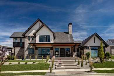 Transitional exterior home photo in Salt Lake City