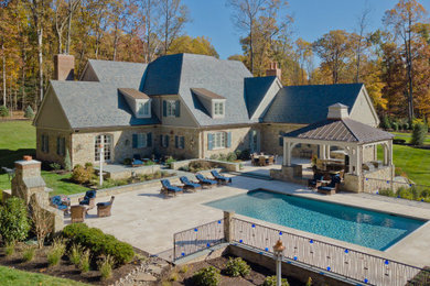 French country exterior home photo in Baltimore