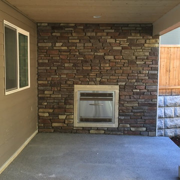 Kenmore Faux Stone Install