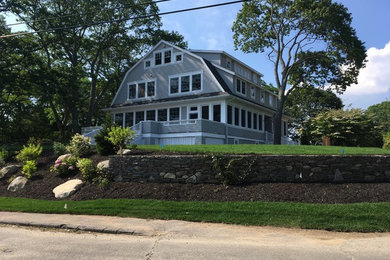 Example of a classic exterior home design in Portland Maine