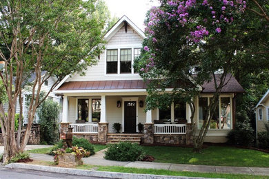 Design ideas for a classic house exterior in Atlanta.