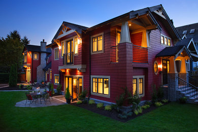 Traditional exterior home idea in Vancouver