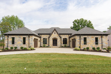 Traditional house exterior in Cincinnati.