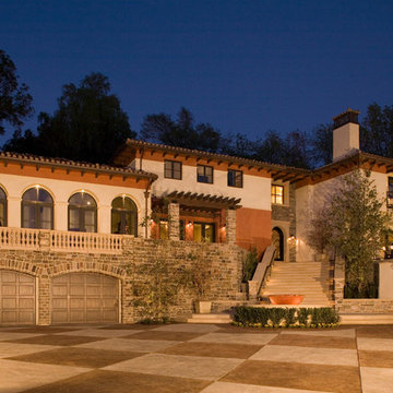LA Itallian Villa Hillside home