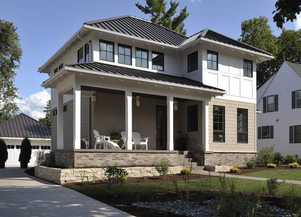 Transitional Exterior by Lake Country Builders