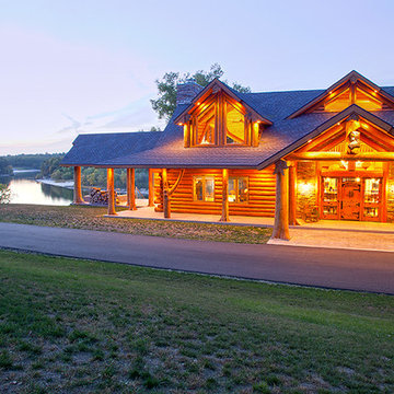 Lake Delton, WI project by Wisconsin Log Homes - www.wisconsinloghomes.com