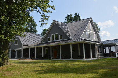 Example of an exterior home design in Burlington